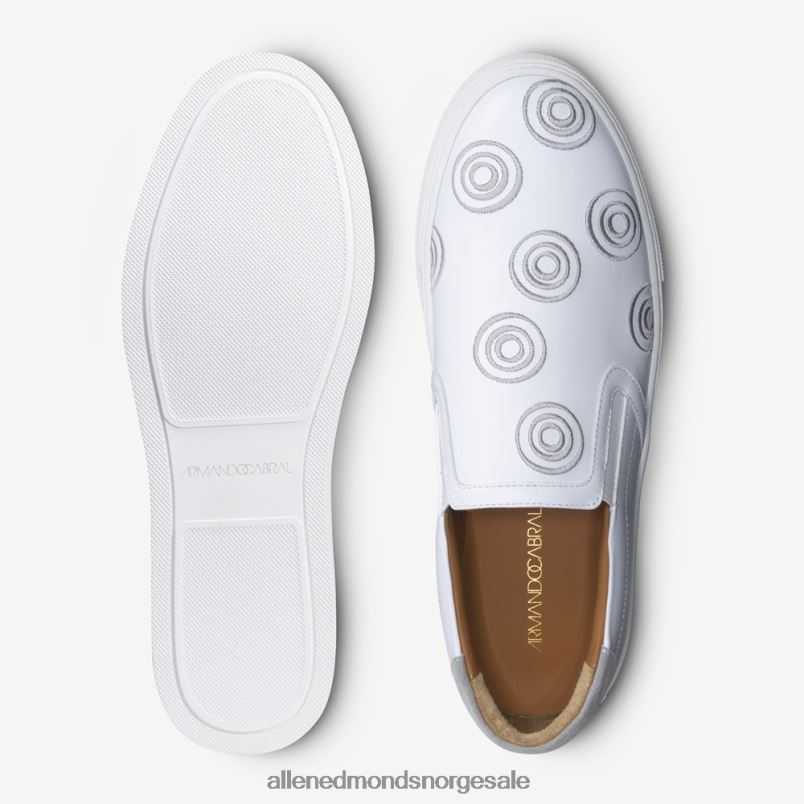 nei Allen Edmonds menn empada iv slip-on joggesko fra Armando cabral hvit 64B6Z117