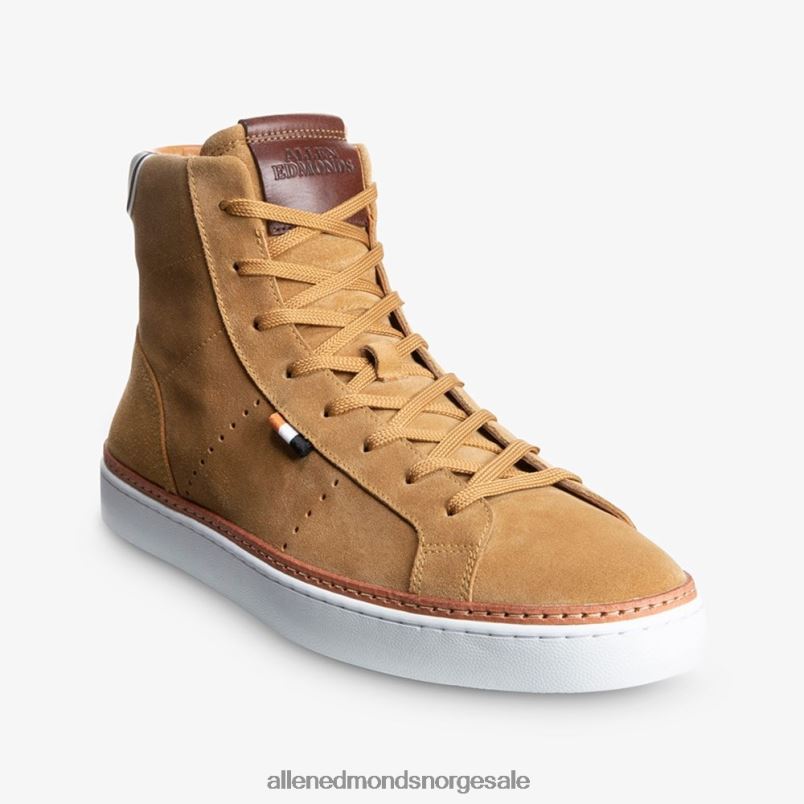 nei Allen Edmonds menn alpha high-top joggesko brunt semsket skinn 64B6Z97
