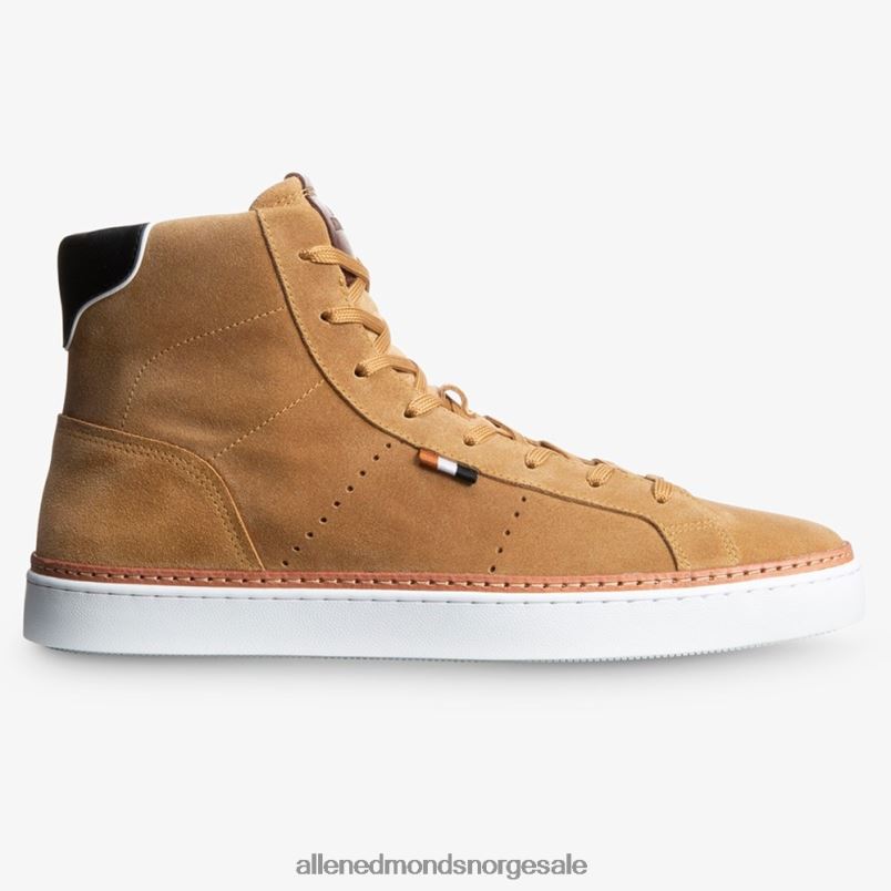 nei Allen Edmonds menn alpha high-top joggesko brunt semsket skinn 64B6Z97