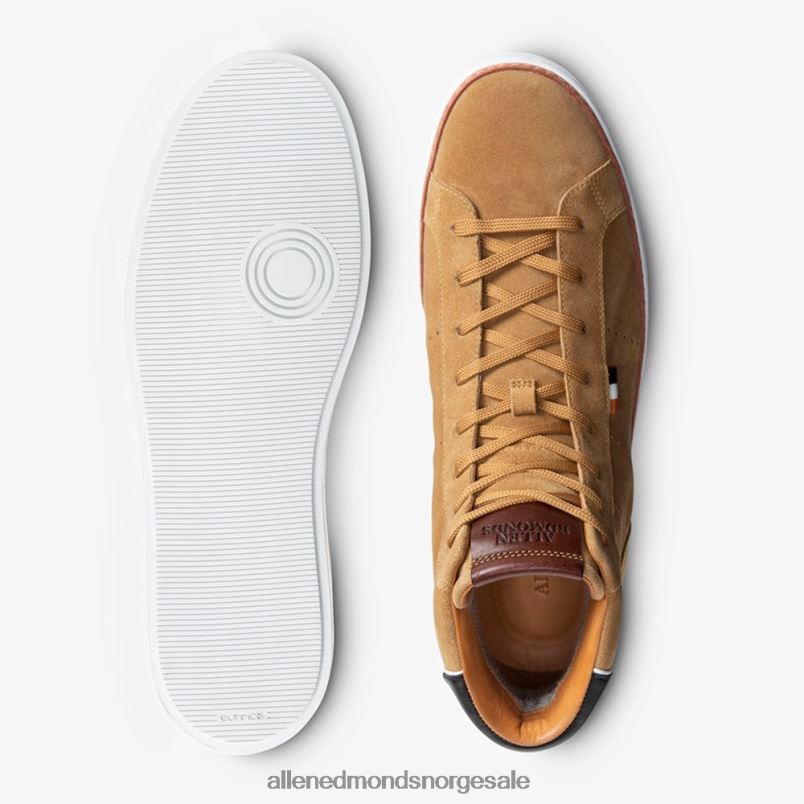 nei Allen Edmonds menn alpha high-top joggesko brunt semsket skinn 64B6Z97