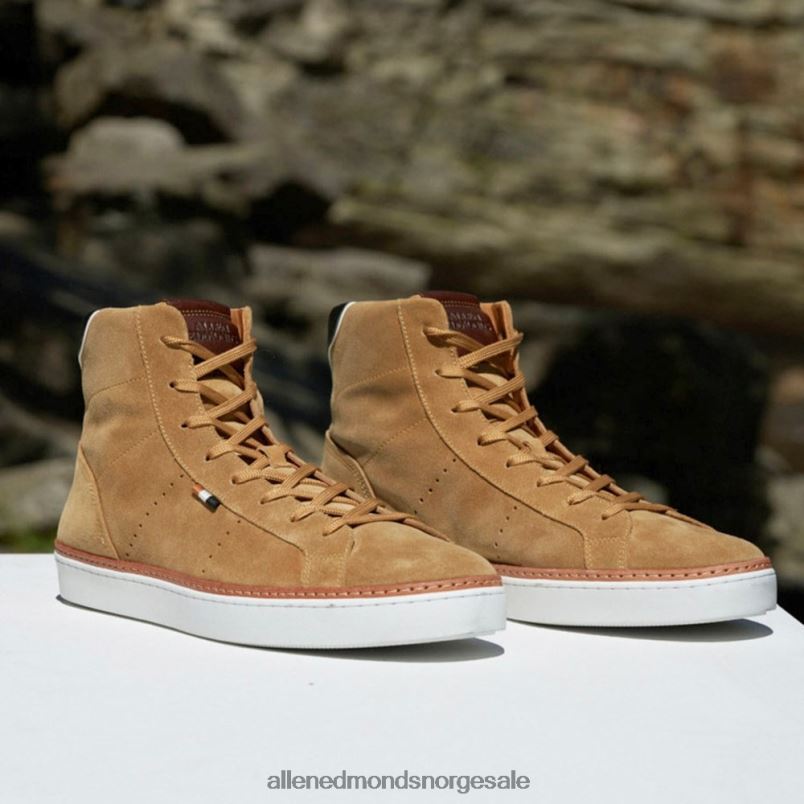 nei Allen Edmonds menn alpha high-top joggesko brunt semsket skinn 64B6Z97