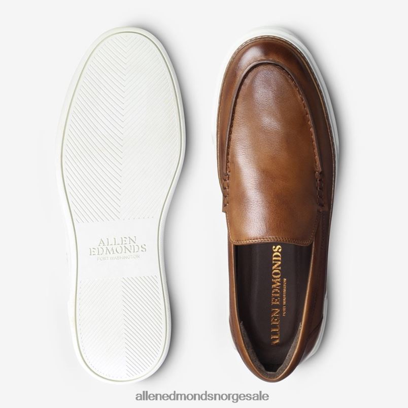 nei Allen Edmonds menn burke venetiansk slip-on joggesko tan 64B6Z113