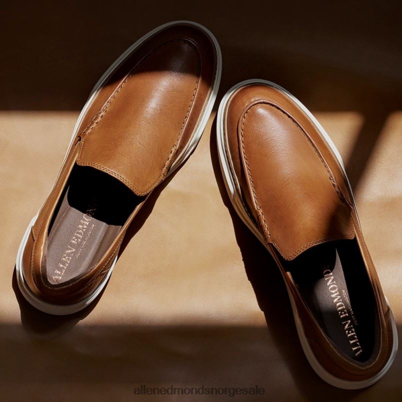 nei Allen Edmonds menn burke venetiansk slip-on joggesko tan 64B6Z113