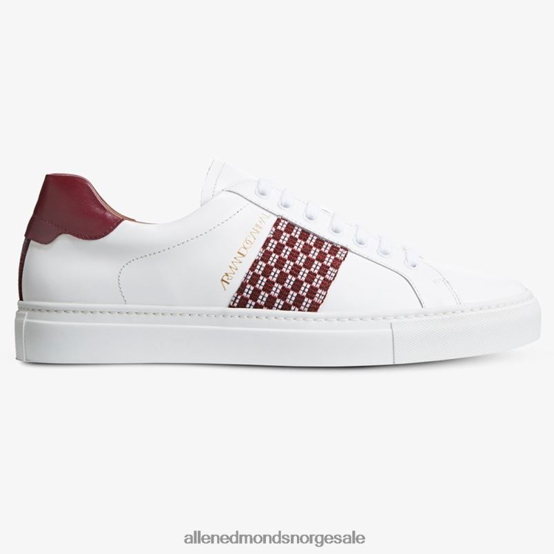 nei Allen Edmonds menn farim sneaker fra Armando cabral hvit 64B6Z127