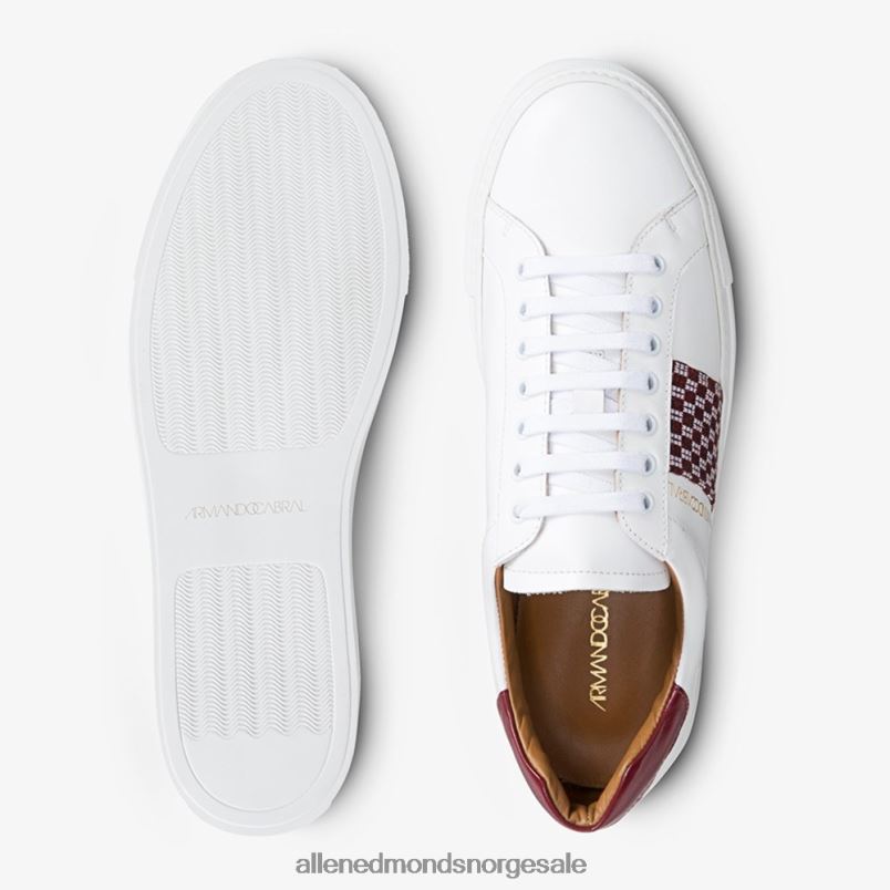 nei Allen Edmonds menn farim sneaker fra Armando cabral hvit 64B6Z127