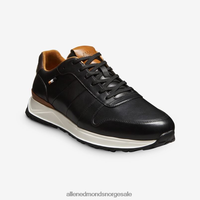 nei Allen Edmonds menn lawson sneaker med snøre Svart lær 64B6Z334