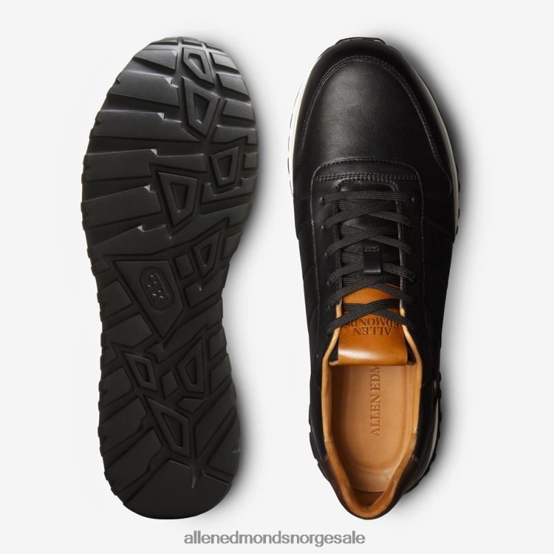 nei Allen Edmonds menn lawson sneaker med snøre Svart lær 64B6Z334