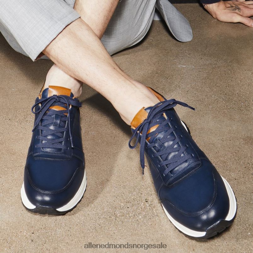 nei Allen Edmonds menn lawson sneaker med snøre Svart lær 64B6Z334