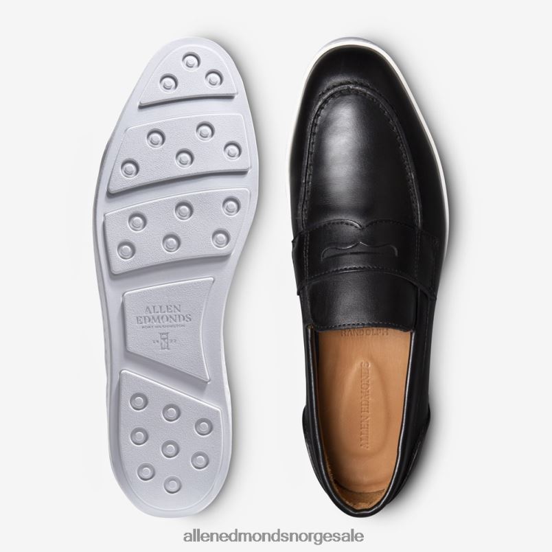 nei Allen Edmonds menn randolph slip-on joggesko svart 64B6Z257