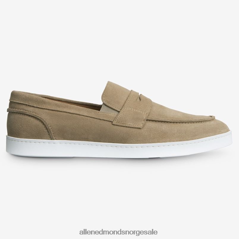 nei Allen Edmonds menn randolph slip-on sneaker i semsket skinn bein semsket skinn 64B6Z22