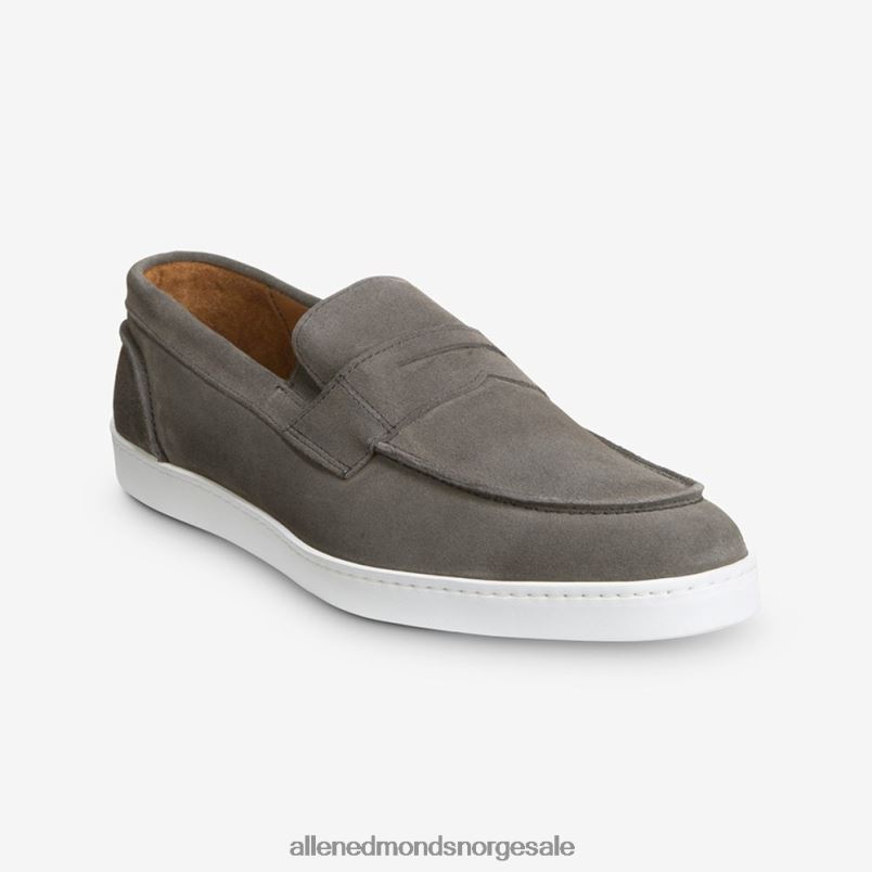 nei Allen Edmonds menn randolph slip-on sneaker i semsket skinn grå semsket skinn 64B6Z270