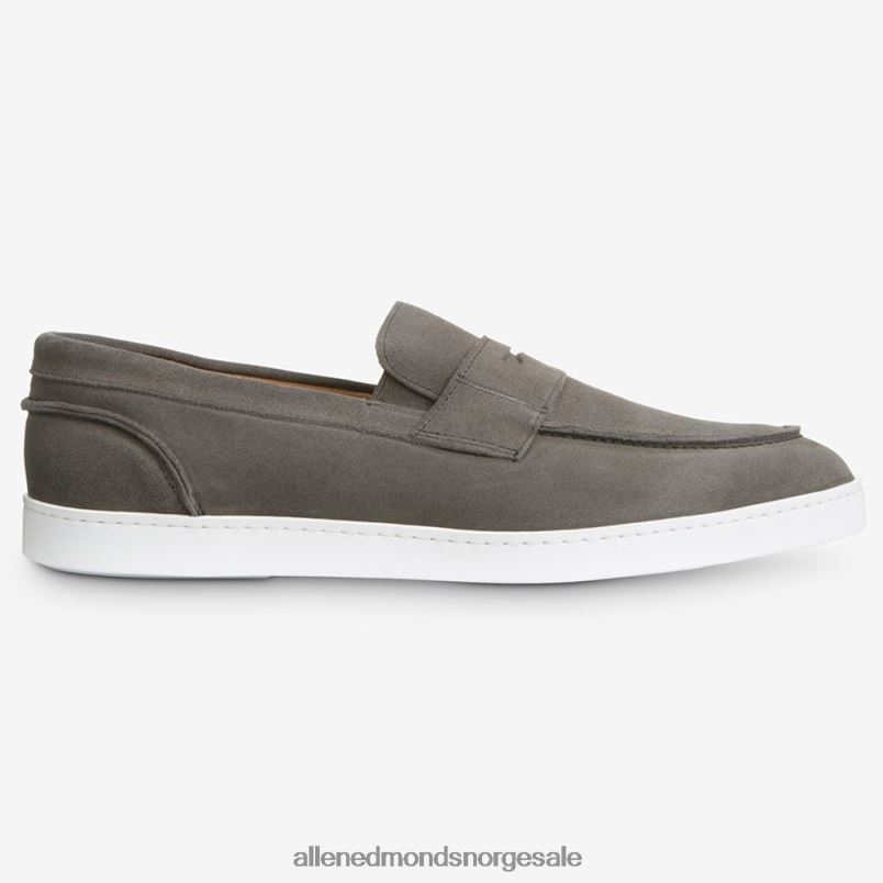 nei Allen Edmonds menn randolph slip-on sneaker i semsket skinn grå semsket skinn 64B6Z270