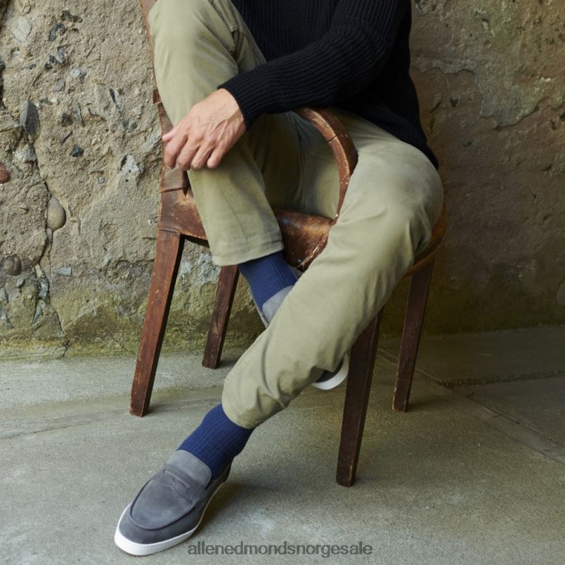 nei Allen Edmonds menn randolph slip-on sneaker i semsket skinn grå semsket skinn 64B6Z270