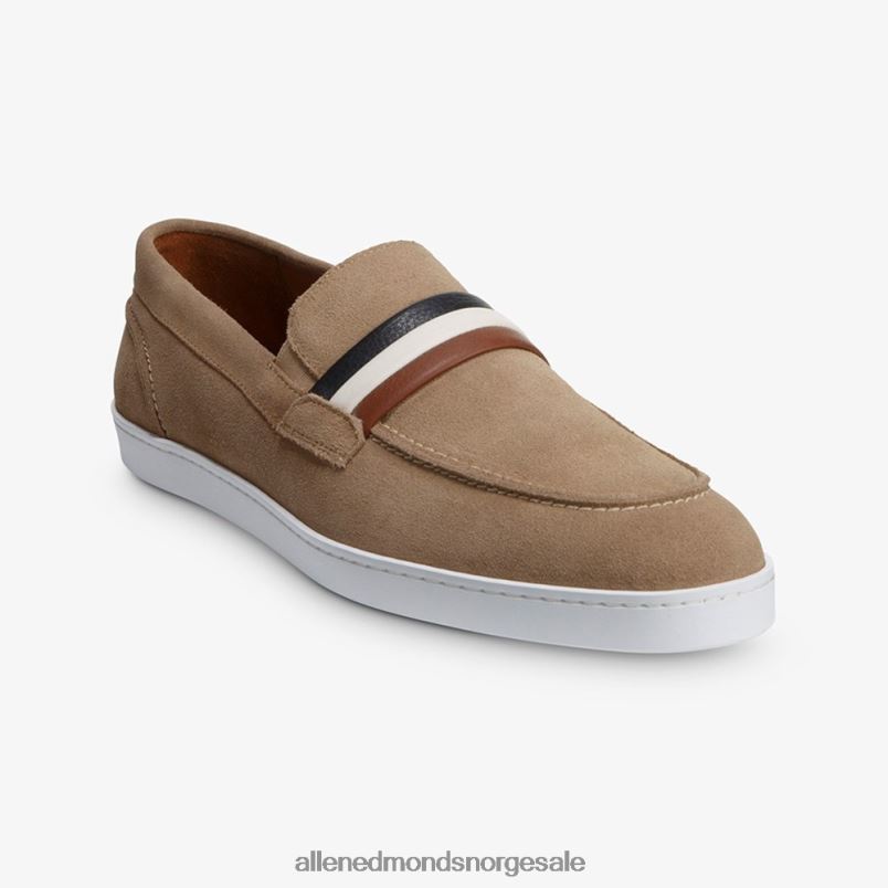 nei Allen Edmonds menn randolph slip-on sneaker i semsket skinn signatur bein semsket skinn 64B6Z268