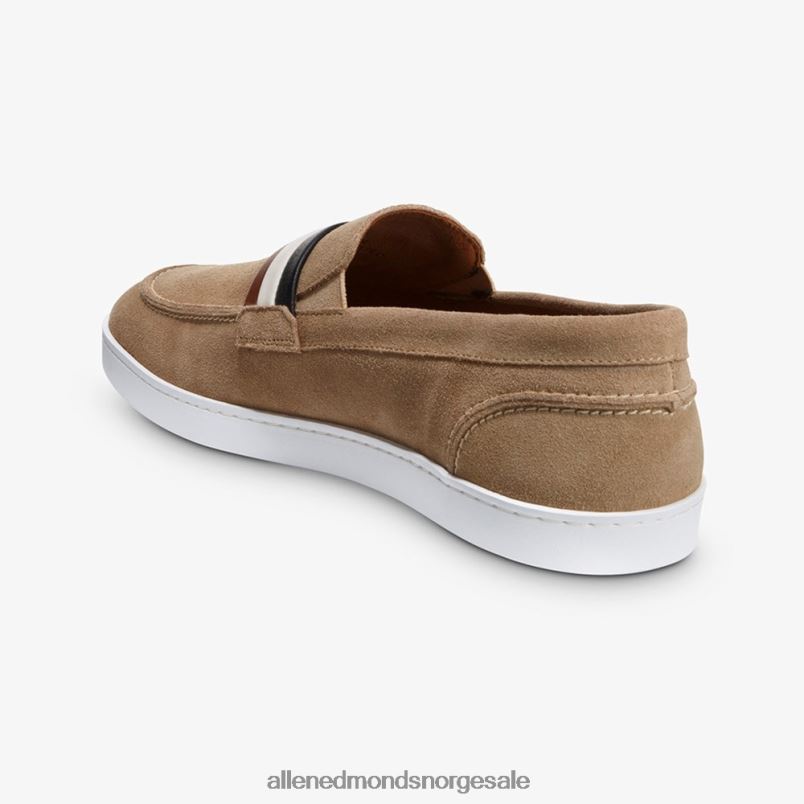 nei Allen Edmonds menn randolph slip-on sneaker i semsket skinn signatur bein semsket skinn 64B6Z268