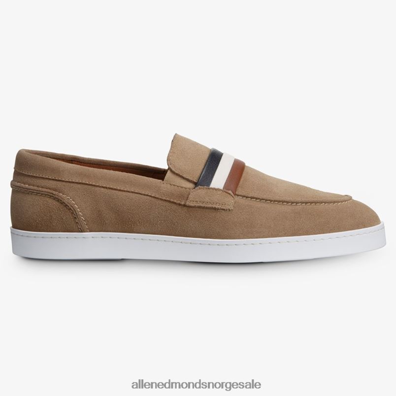 nei Allen Edmonds menn randolph slip-on sneaker i semsket skinn signatur bein semsket skinn 64B6Z268