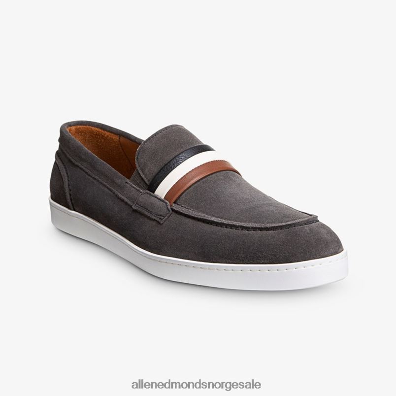 nei Allen Edmonds menn randolph slip-on sneaker i semsket skinn signatur grå semsket skinn 64B6Z269