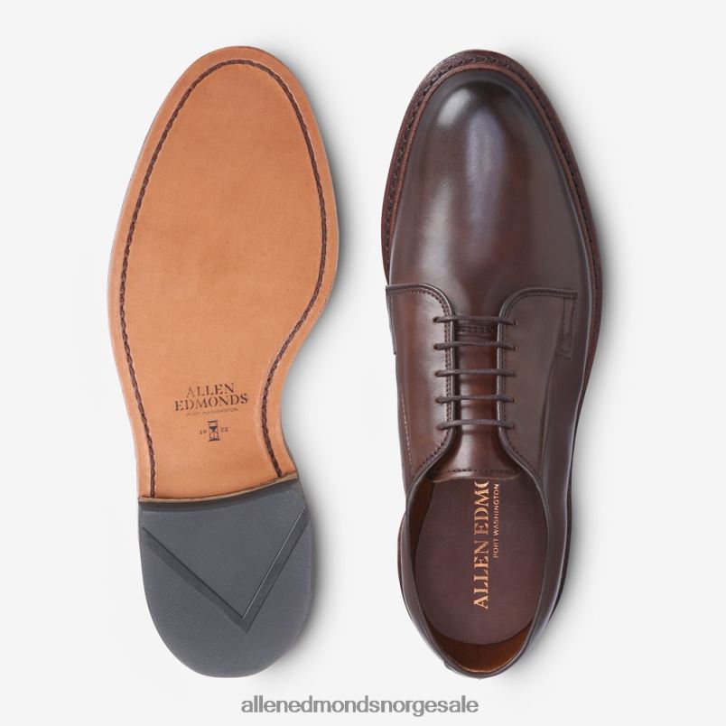 nei Allen Edmonds menn leeds kjole ensfarget blucher dress sko sigar 64B6Z73