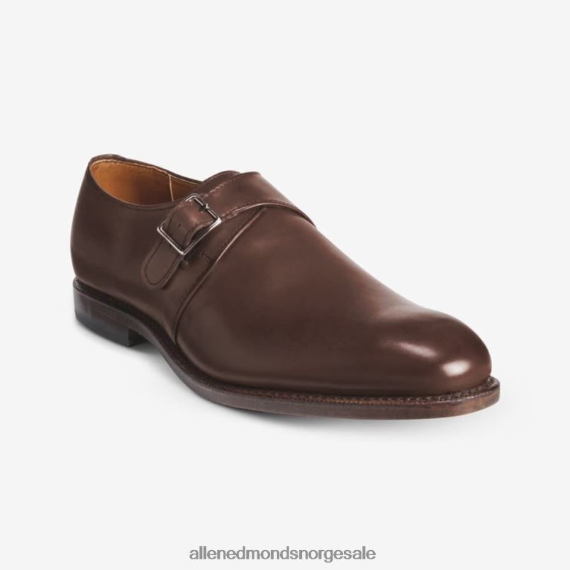 nei Allen Edmonds menn plymouth single munk stropp dress sko kaffe brun 64B6Z120
