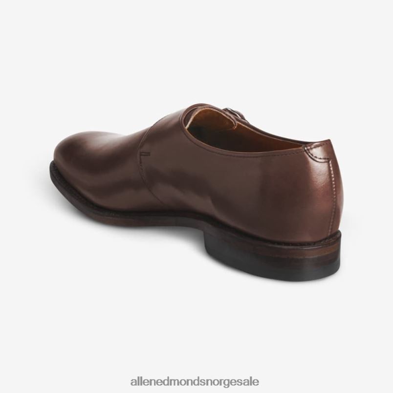 nei Allen Edmonds menn plymouth single munk stropp dress sko kaffe brun 64B6Z120