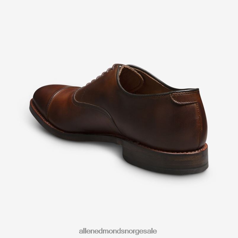 Nei Allen Edmonds menn park avenue cap-toe oxford dress sko mørk chili 64B6Z1
