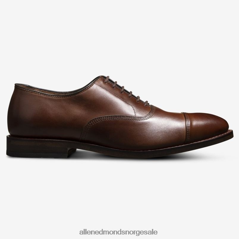 Nei Allen Edmonds menn park avenue cap-toe oxford dress sko mørk chili 64B6Z1