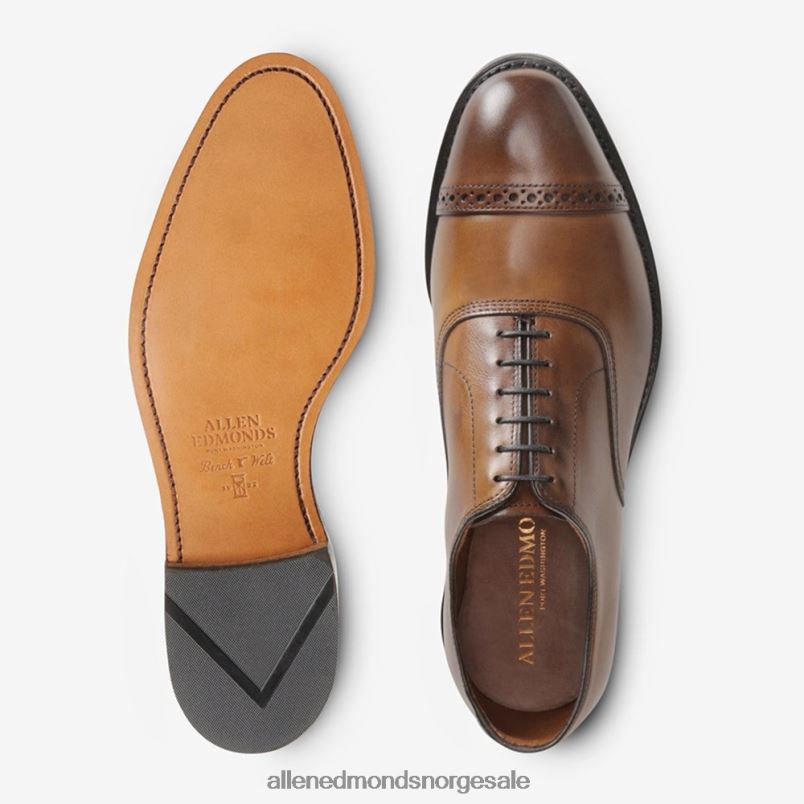 nei Allen Edmonds menn fifth avenue cap-toe oxford bourbon 64B6Z112