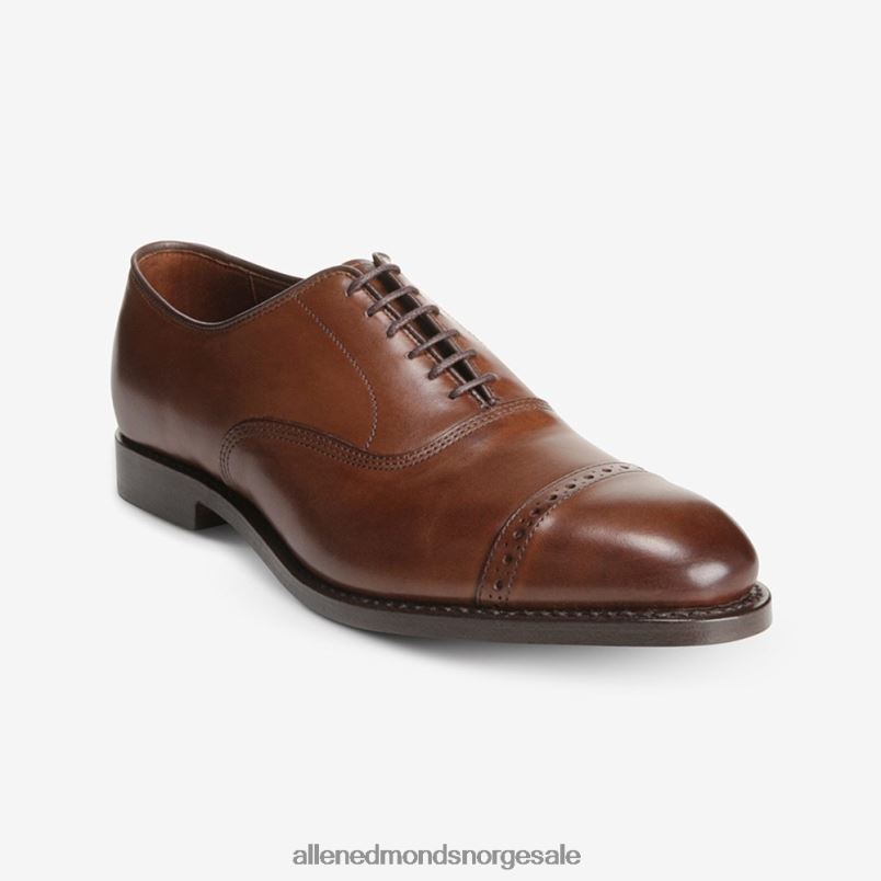 nei Allen Edmonds menn fifth avenue cap-toe oxford dress sko kaffe brun 64B6Z313