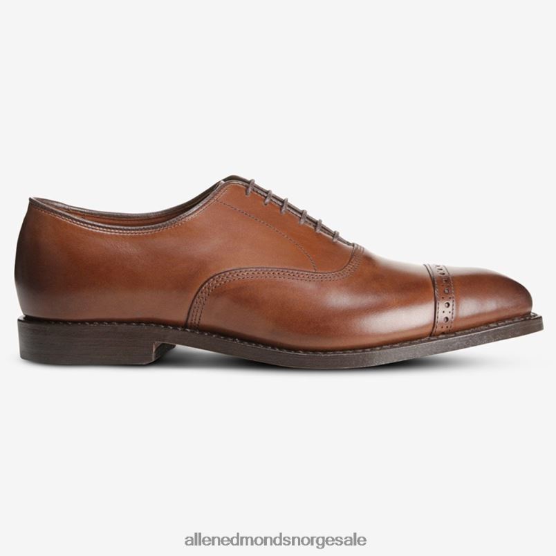 nei Allen Edmonds menn fifth avenue cap-toe oxford dress sko kaffe brun 64B6Z313