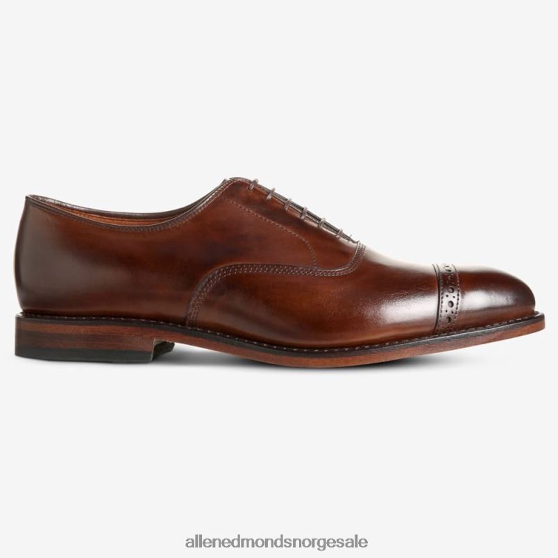 nei Allen Edmonds menn fifth avenue cap-toe oxford dress sko mahogni 64B6Z43