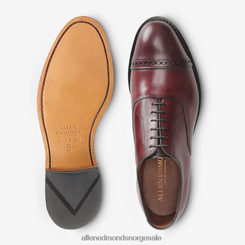 nei Allen Edmonds menn fifth avenue cap-toe oxford dress sko okseblod 64B6Z111