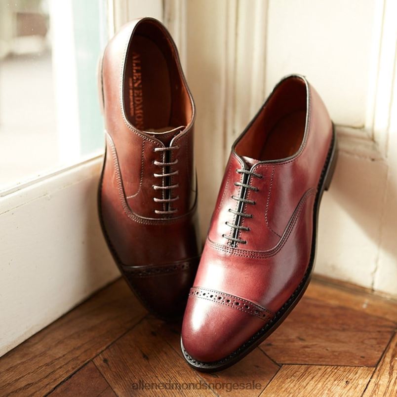 nei Allen Edmonds menn fifth avenue cap-toe oxford dress sko okseblod 64B6Z111