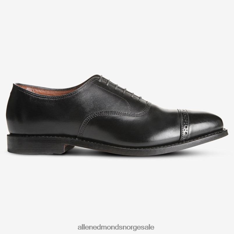 nei Allen Edmonds menn fifth avenue cap-toe oxford dress sko svart 64B6Z310