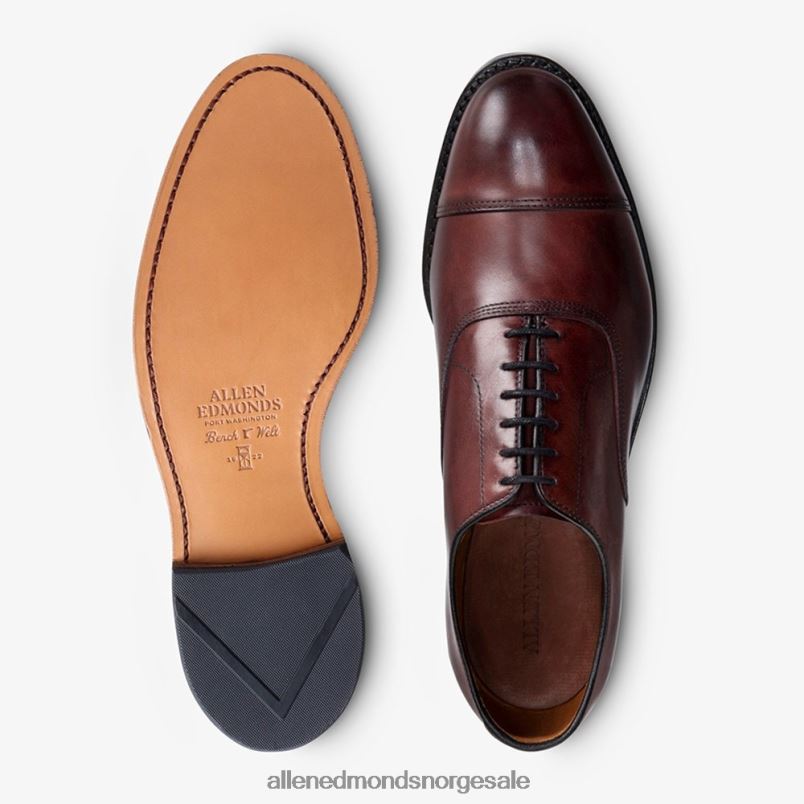 nei Allen Edmonds menn park avenue cap-toe oxford dress sko bordeaux 64B6Z16