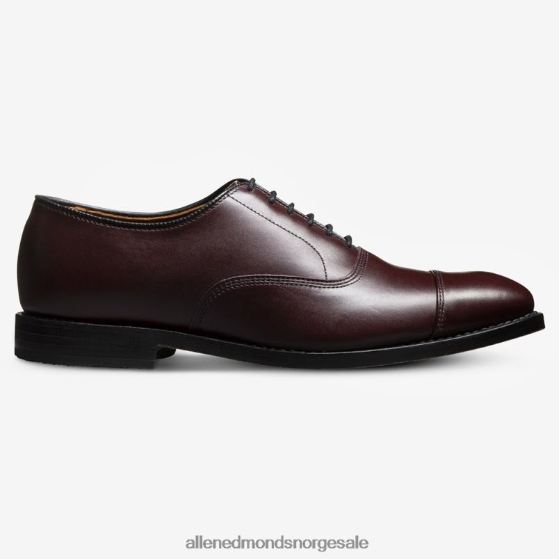 nei Allen Edmonds menn park avenue cap-toe oxford dress sko burgunder skinn 64B6Z45