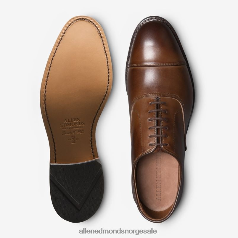 nei Allen Edmonds menn park avenue cap-toe oxford dress sko kaffe brun 64B6Z42