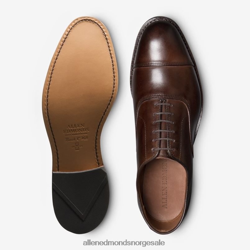 nei Allen Edmonds menn park avenue cap-toe oxford dress sko mahogni 64B6Z44