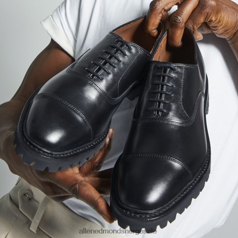 nei Allen Edmonds menn park avenue cap-toe oxford dress sko med lug såle svart 64B6Z137