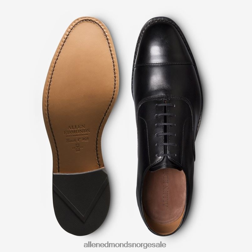 nei Allen Edmonds menn park avenue cap-toe oxford dress sko svart 64B6Z39