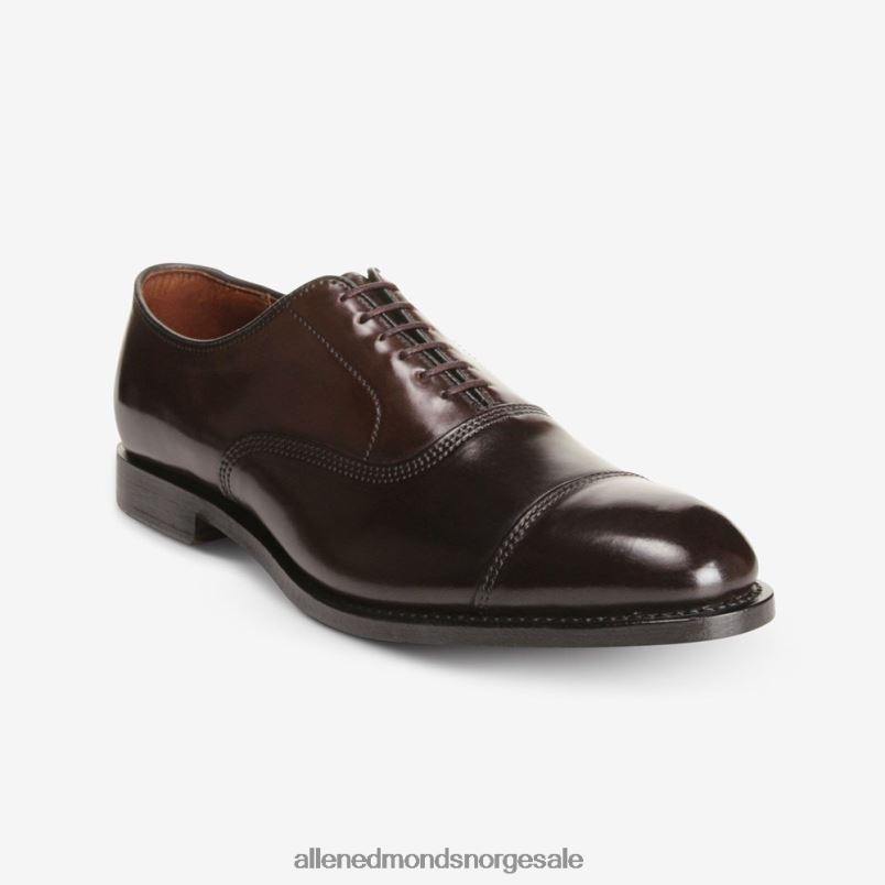 nei Allen Edmonds menn park avenue shell cordovan cap-toe oxford dress sko brun cordovan 64B6Z276