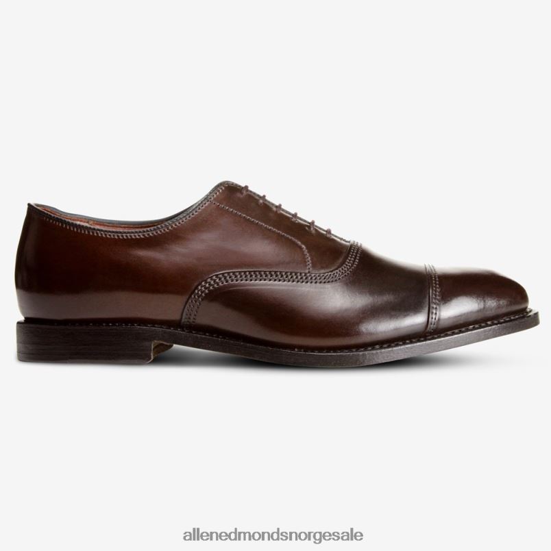 nei Allen Edmonds menn park avenue shell cordovan cap-toe oxford dress sko brun cordovan 64B6Z276