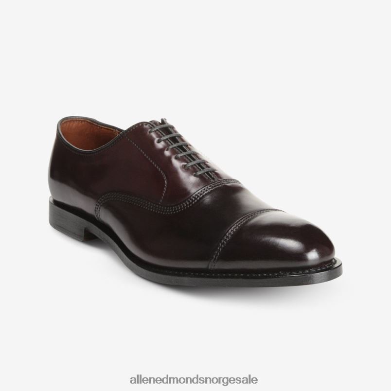 nei Allen Edmonds menn park avenue shell cordovan cap-toe oxford dress sko burgunder cordovan 64B6Z277
