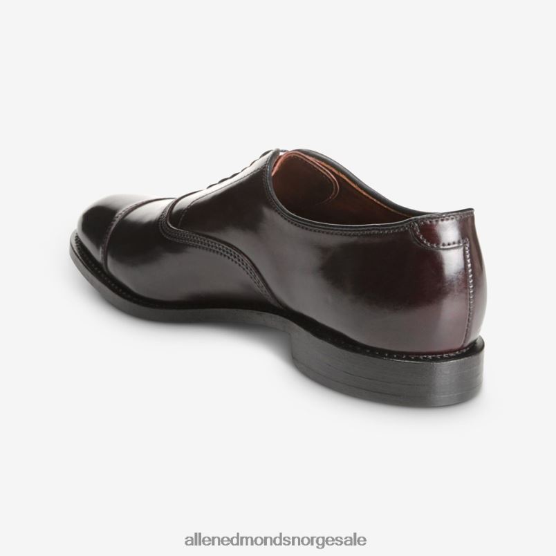 nei Allen Edmonds menn park avenue shell cordovan cap-toe oxford dress sko burgunder cordovan 64B6Z277