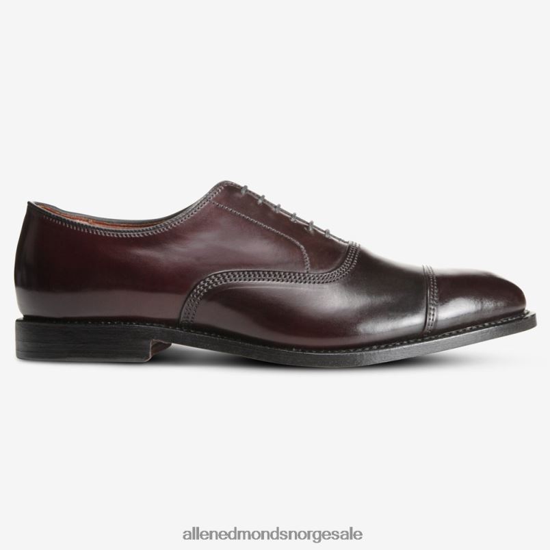nei Allen Edmonds menn park avenue shell cordovan cap-toe oxford dress sko burgunder cordovan 64B6Z277