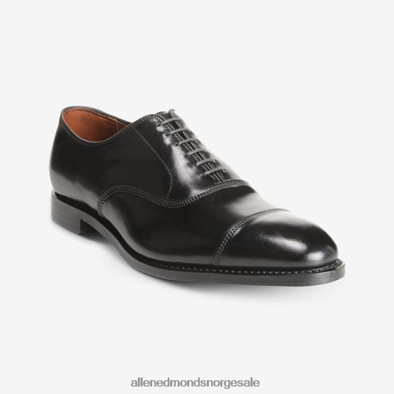 nei Allen Edmonds menn park avenue shell cordovan cap-toe oxford dress sko svart cordovan 64B6Z24