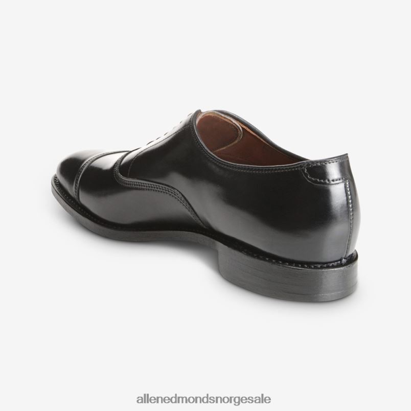 nei Allen Edmonds menn park avenue shell cordovan cap-toe oxford dress sko svart cordovan 64B6Z24