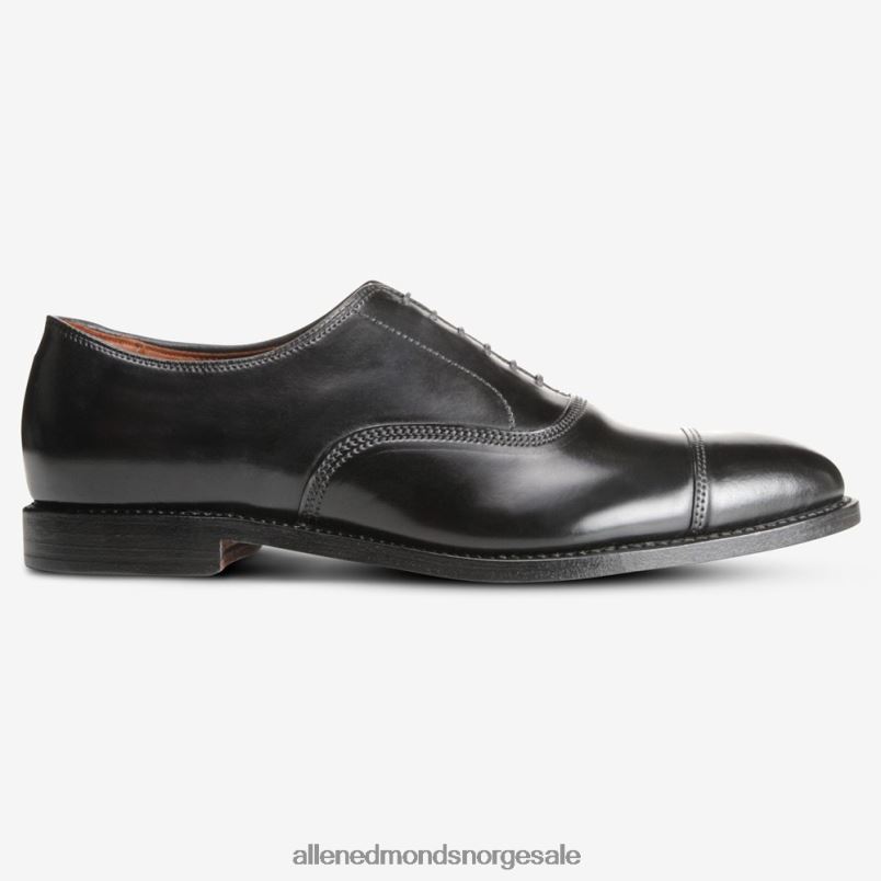 nei Allen Edmonds menn park avenue shell cordovan cap-toe oxford dress sko svart cordovan 64B6Z24