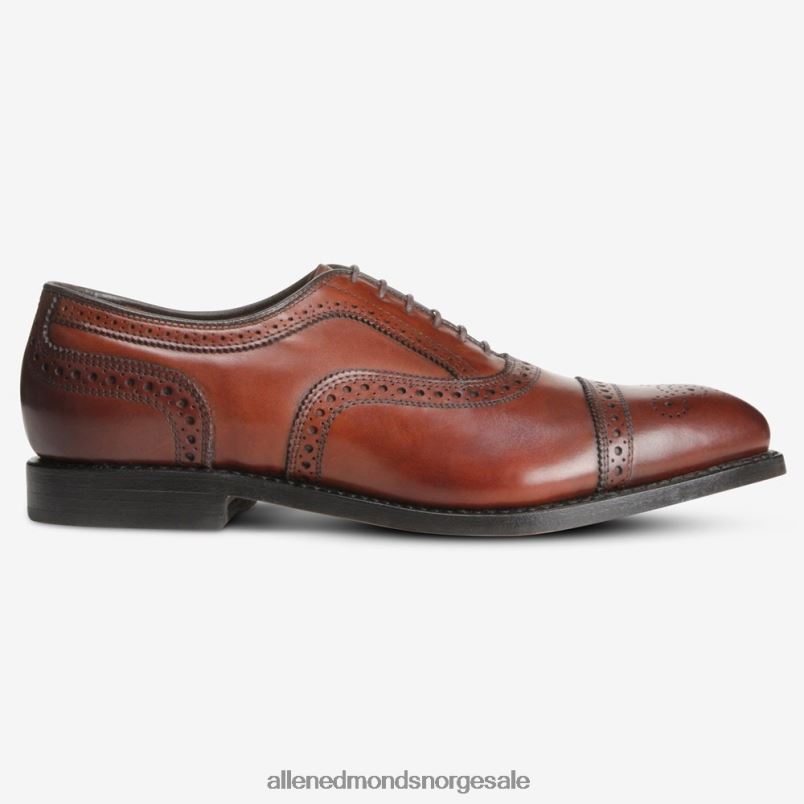 nei Allen Edmonds menn strand cap-toe oxford dress sko mørk chili 64B6Z272