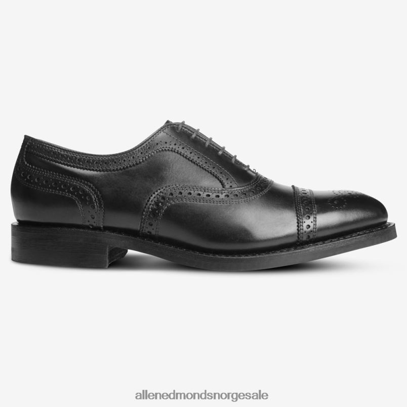 nei Allen Edmonds menn strand cap-toe oxford dress sko med dainite såle svart 64B6Z29