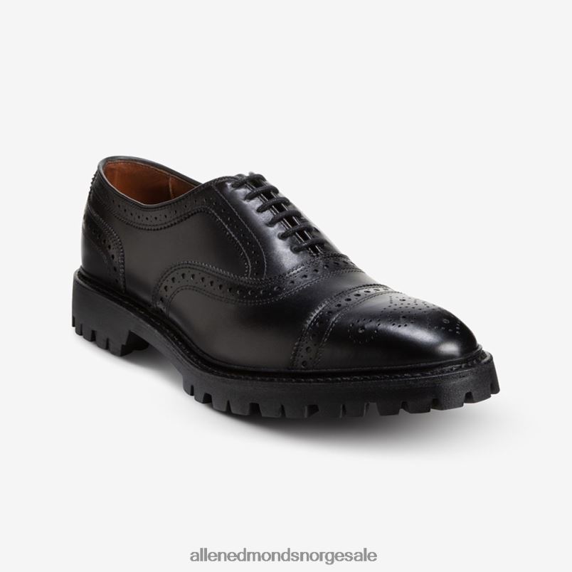 nei Allen Edmonds menn strand cap-toe oxford dress sko med lug såle svart 64B6Z36